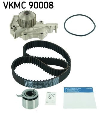 Kit cinghia distribuzione, pompa acqua SKF VKMC 90008 VKMA 90008 SKF VKMC 90008 Pompa acqua + kit cinghia distribuzione Chevrolet MATIZ 2011