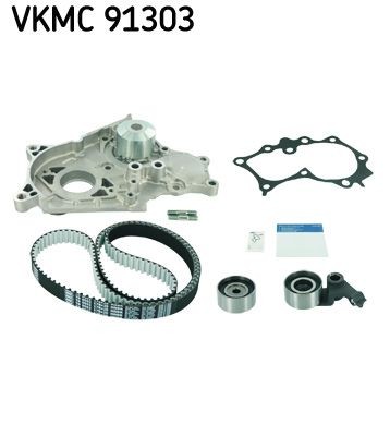 SKF Vodné čerpadlo + sada ozubeného remeňa VKMC 91303 SKF VKMC 91303 Sada rozvodového remeňa Toyota Avensis Liftback originálne cena