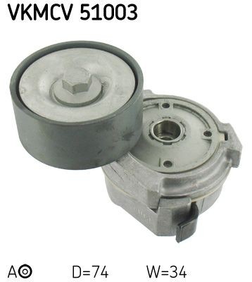 SKF Rullo tenditore cinghia Poly-V VKMCV 51003 SKF VKMCV51003 Rullo tenditore BMW Serie 4 originali