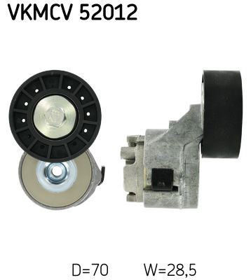 SKF Spännrulle, aggregatrem VKMCV 52012 SKF VKMCV 52012 Spännrulle Fiat Ducato 244