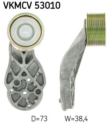 SKF Galoppino guidacinghia, cinghia Poly-V VKMCV 53010 VKMCV 53010 costo Galoppino VOLVO 850 SKF