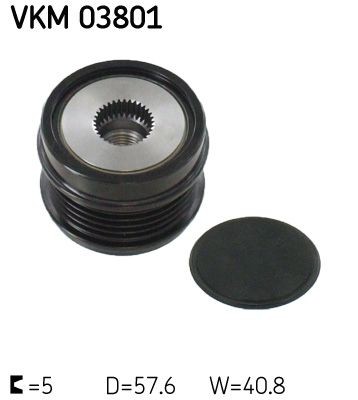 SKF Generatorfreilauf VKM 03801 Lichtmaschinen, Ersatzteile SKF VIANO VKM 03801 günstig