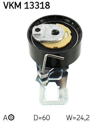 SKF Strammehjul, tandrem VKM 13318 SKF VKM 13318 CITROËN Berlingo II (B9) Strammehjul, tandrem til en rimelig pris