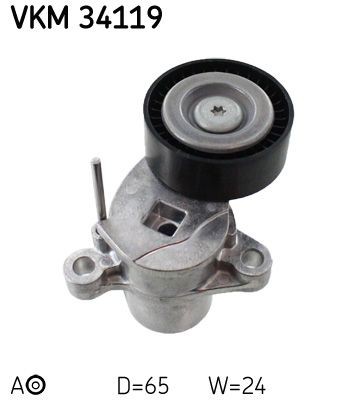 SKF Strammehjul, kilerem VKM 34119 SKF VKM34119 Strammehjul Focus Mk3 Varebil / Hatchback pris