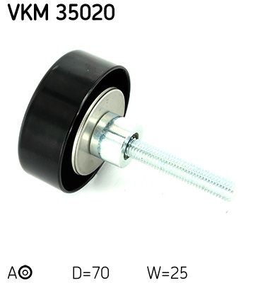 SKF Styrrulle, drivrem VKM 35020 VKM 35020 SKF styrrulle flerspårsrem CHEVROLET TACUMA