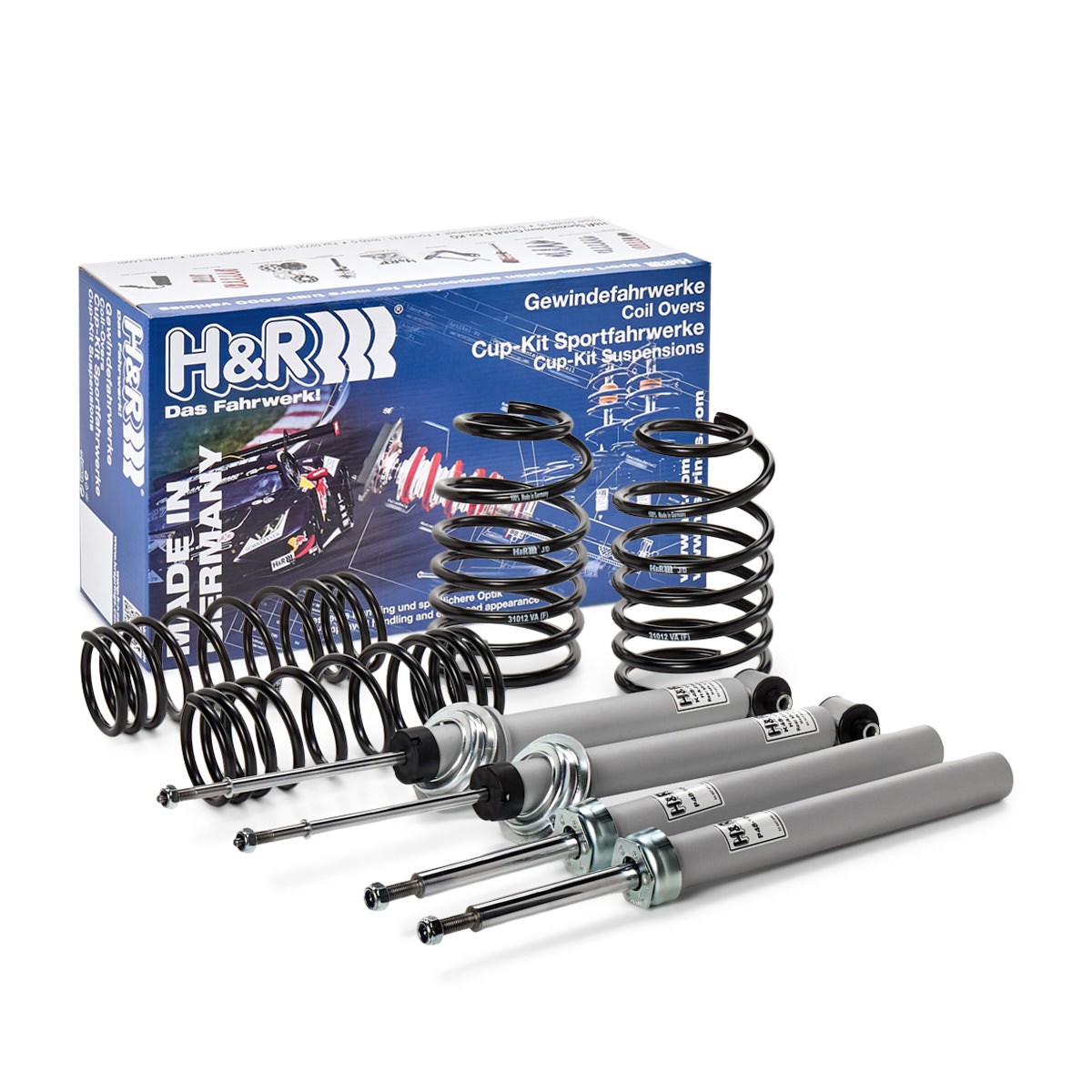 H&R Suspension kit, coil springs / shock absorbers 31012-1 H&R 31012-1 Smart Roadster Convertible suspension kit cost