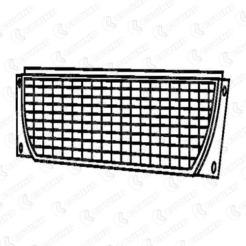 COVIND Ventilatiegrille, bumper 075/105 075/105 Bumper rooster AUDI A6 COVIND