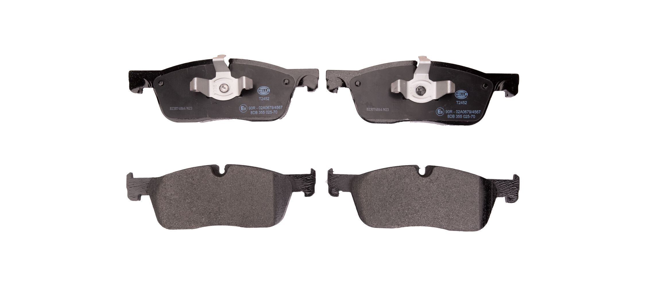 HELLA Bremseklosser 8DB 355 025-701 Sportsbremseklosser HELLA F-PACE 8DB 355 025-701 billige