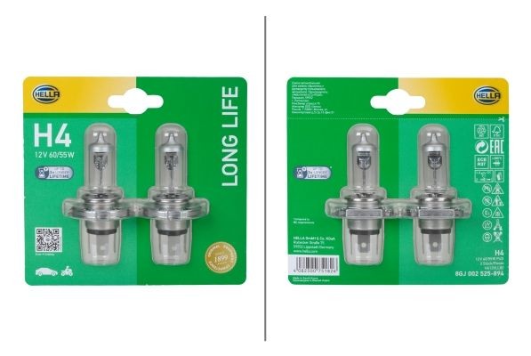 HELLA Lampadina faro principale 8GJ 002 525-894 HELLA 8GJ002525-894 Lampadine anabbaglianti Citroën C15 originali