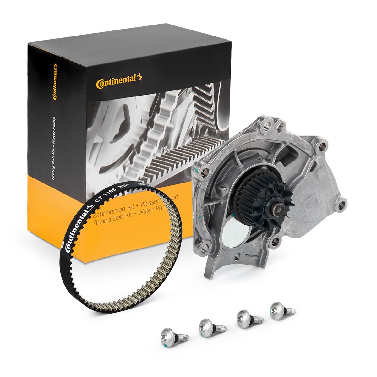 CONTITECH Water pump and timing belt kit CT1195WP1 CONTITECH CT1195WP1 Octavia IV Combi (NX5) timing belt and water pump cost