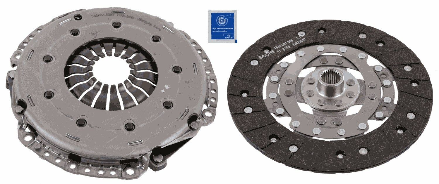 SACHS Clutch kit 3000 970 129 PEUGEOT 206 SACHS clutch kit 3000970129