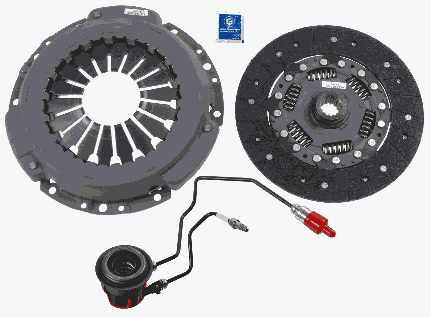 SACHS Σετ συμπλέκτη 3000 990 462 SACHS 3000 990 462 Σετ συμπλέκτη LAND ROVER Range Rover III (L322) 4.4 D 4x4 313 PS 2012