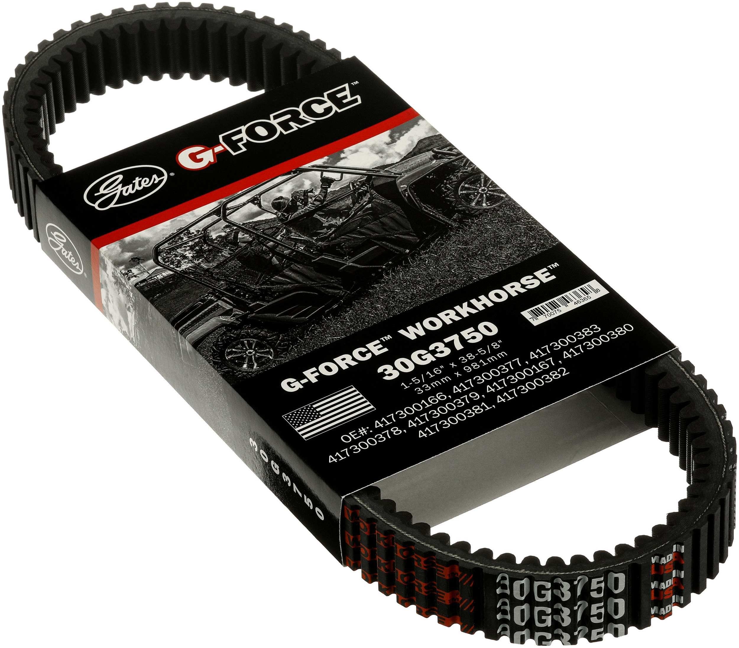 GATES CVT-drivrem 30G3750 GATES G-Force 30G3750 CVT-drivrem
