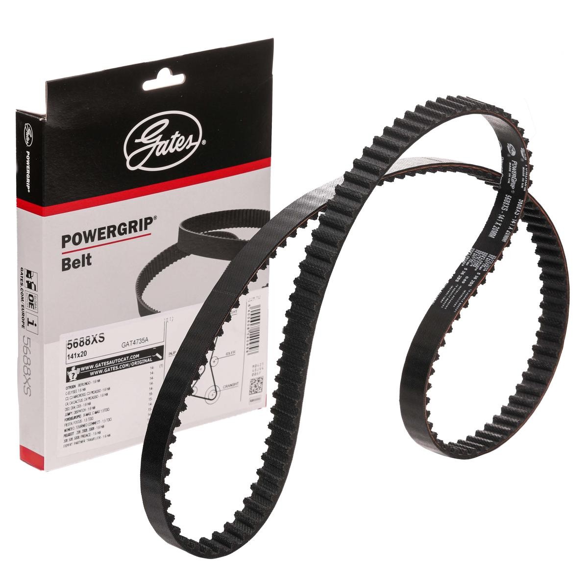 GATES Cinghia dentata 5688XS 5688XS PowerGrip Cinghia di distribuzione VAUXHALL CORSA GATES costo