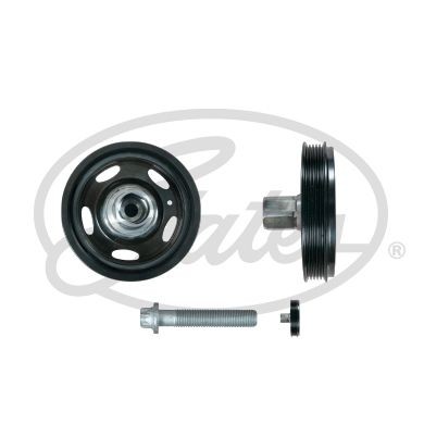 GATES Riemenscheibe, Kurbelwelle TVD1171A GATES DriveAlign TVD1171A Corsa B Schrägheck Stirnräder