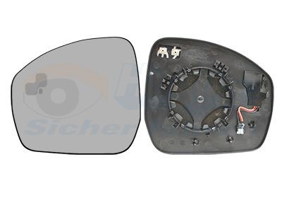 VAN WEZEL Vetro specchio, specchio esterno 0258835 VAN WEZEL 0258835 costo Vetro specchietto Land Rover Discovery 5 originale