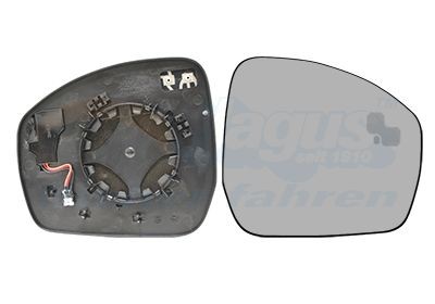 VAN WEZEL Speilglass, ytterspeil 0258836 VAN WEZEL 0258836 Sidespeilglass Land Rover Discovery LA originale pris