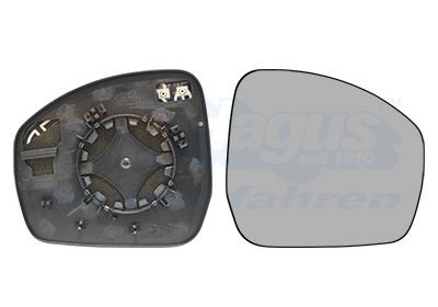 VAN WEZEL Speilglass, ytterspeil 0258838 VAN WEZEL 0258838 Sidespeilglass Land Rover Discovery 5 til en fordelagtig pris