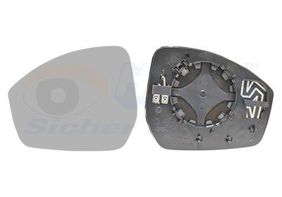 Speilglass, ytterspeil VAN WEZEL 0261837 VAN WEZEL 0261837: Sidespeilglass Land Rover DEFENDER 2021