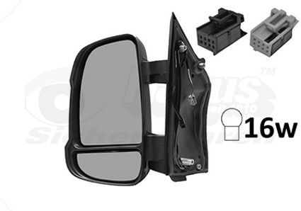 VAN WEZEL Buitenspiegel 0983827 VAN WEZEL 0983827 Zijspiegel Mazda CX-5 originele