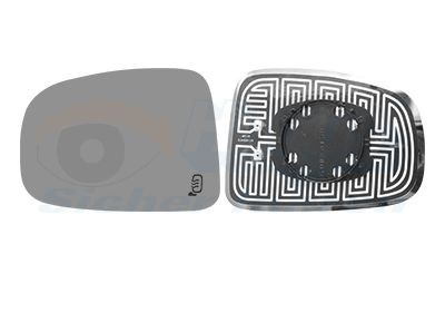 Spiegelglas, buitenspiegel VAN WEZEL 1897838 VAN WEZEL 1897838: Spiegelglas Ford TRANSIT 1999