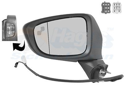 VAN WEZEL Buitenspiegel 2766827 VAN WEZEL 2766827 Spiegel RX-5 Hatchback aan een voordelige prijs