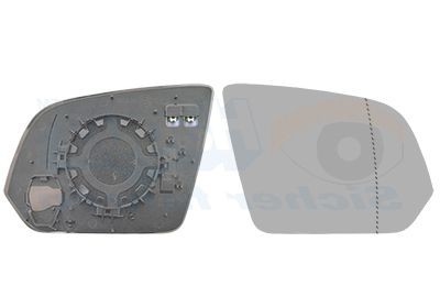 VAN WEZEL Vetro specchio, specchio esterno 3082838 VAN WEZEL 3082838 Vetro specchietto Mercedes Vito Mixto W447 originale prezzo