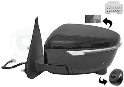 Buitenspiegel VAN WEZEL 3391827 VAN WEZEL 3391827 Spiegel NISSAN QASHQAI 2022