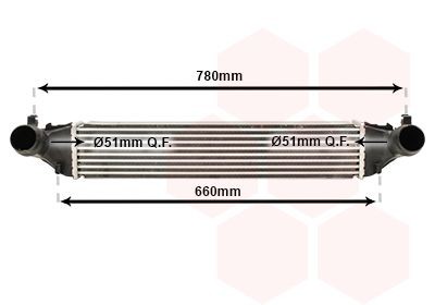 VAN WEZEL Intercooler 37014700 37014700 Intercooler VAN WEZEL CHEVROLET CORVETTE