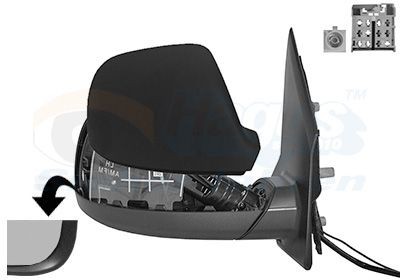 VAN WEZEL Backspegel 5791806 VAN WEZEL 5791806 Backspegel