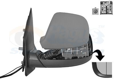 VAN WEZEL Välipeegel 5791807 VAN WEZEL 5791807 originaal Tahavaatepeegel Piaggio Porter Van hind