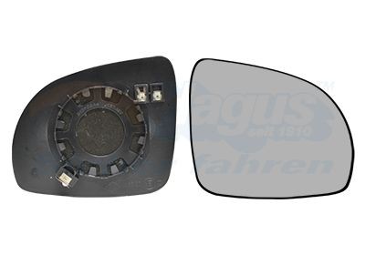 VAN WEZEL Spiegelglas, buitenspiegel 8313862 Buitenspiegelglas VAN WEZEL CARENS 8313862 goedkoop