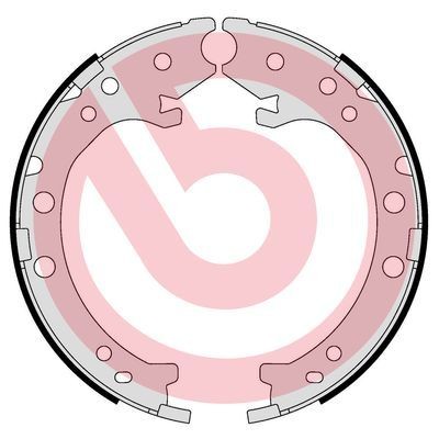 Handremschoenen BREMBO S 28 519 BREMBO S 28 519: Handremschoen set Honda HR-V 2016