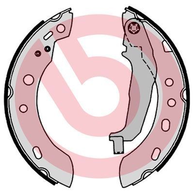 BREMBO Σετ σιαγόνων φρένων S 56 551 S 56 551 Σιαγώνες BREMBO NISSAN NAVARA