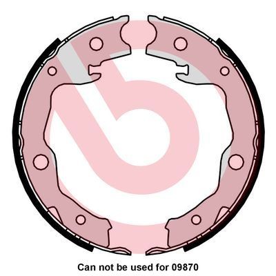 BREMBO Bremsebakkesæt, parkeringsbremse S 83 568 S 83 568 Håndbremsen NISSAN PRIMASTAR BREMBO