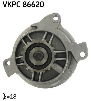 Vannpumpe SKF VKPC 86620 SKF VKPC 86620 Vannpumpe VOLVO V70 2002