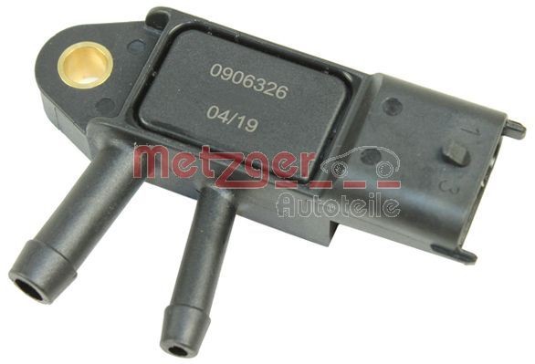 METZGER Sensore, Pressione gas scarico 0906326 Sonda PM Citroën AA_ 0906326 METZGER