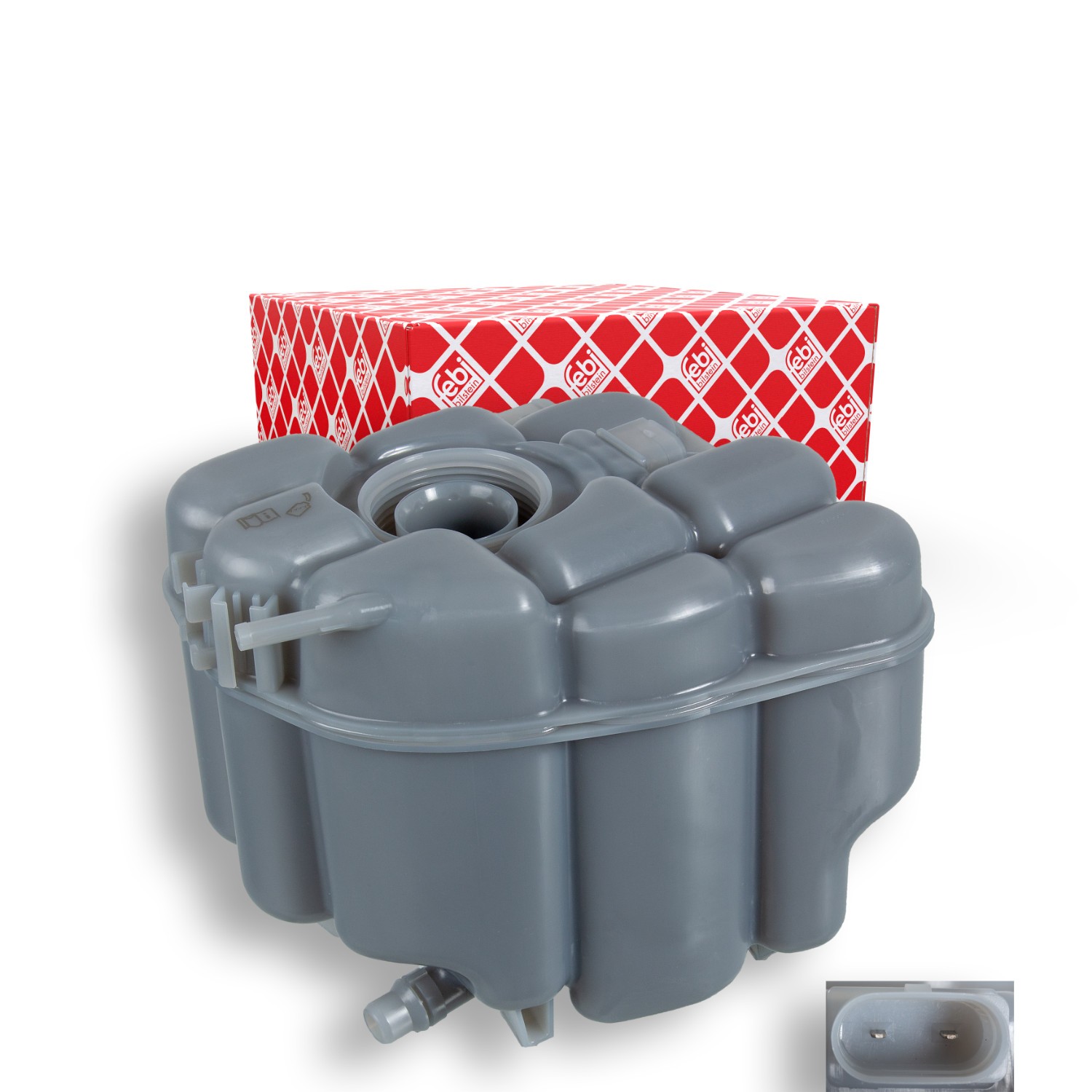 FEBI BILSTEIN Depósito de expansão, líquido de refrigeração 105922 105922 Reservatorio de agua radiador PORSCHE MACAN FEBI BILSTEIN