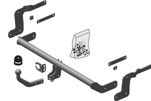 Κοτσαδόρος BRINK 657900 BRINK 657900 Κοτσαδόρος Ford ECOSPORT 2012