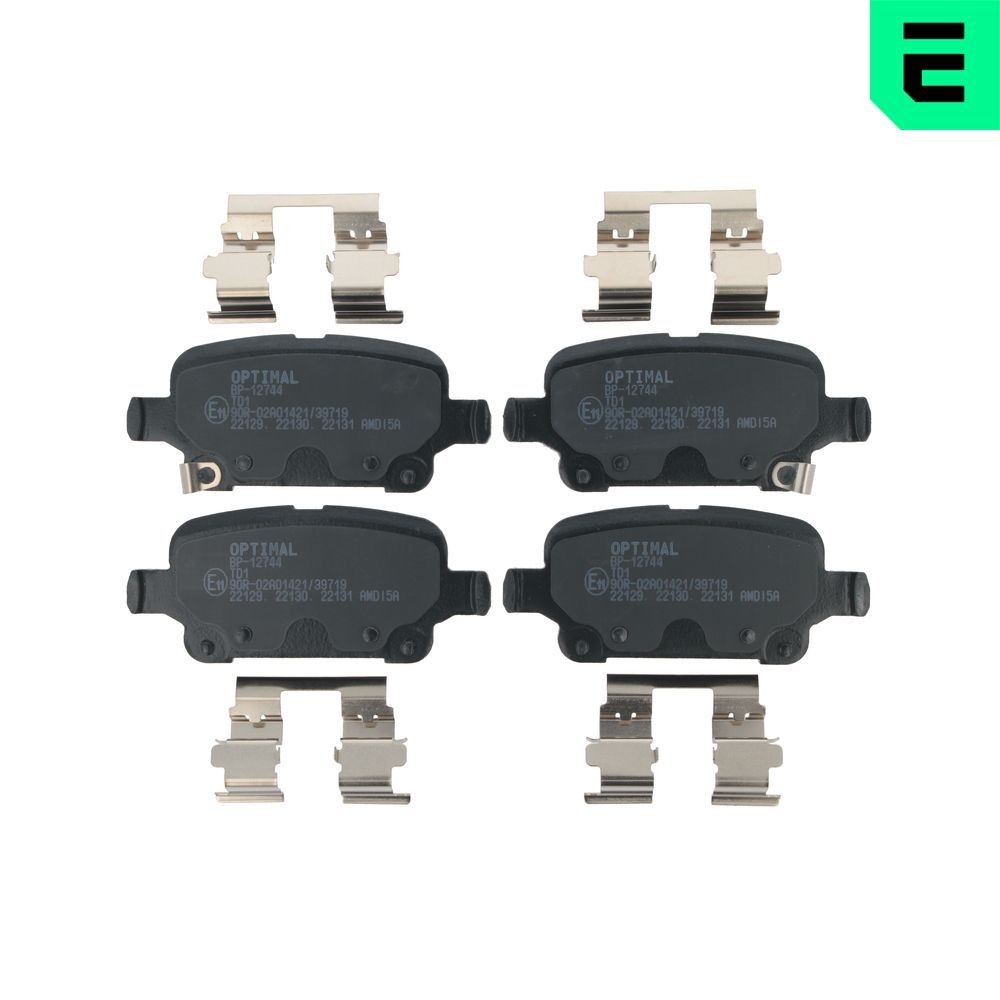 OPTIMAL Jarrupalat, levyjarru BP-12744 BP-12744 OPTIMAL Jarrupalat CHEVROLET LACETTI