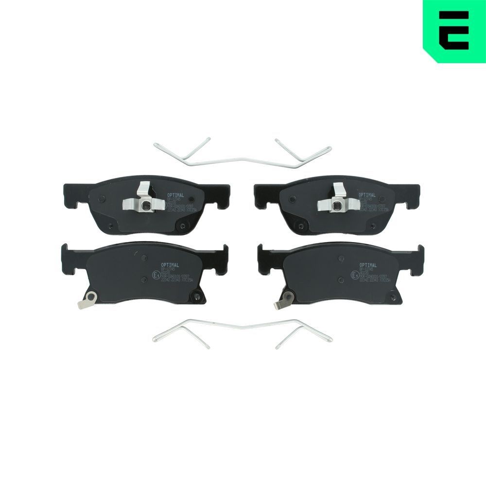 OPTIMAL Piduriklotsid BP-12745 Pidurikattekomplekt, ketaspidur OPTIMAL Chevrolet CAPRICE CLASSIC BP-12745