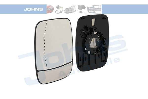 JOHNS Sklo vonkajżieho zrkadla 55 82 37-80 Spätné zrkadlo JOHNS Fiat UNO 55 82 37-80