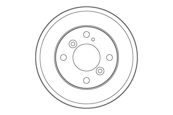 TRW Tambour de frein DB4553 Lexus CT Tambour de frein TRW DB4553