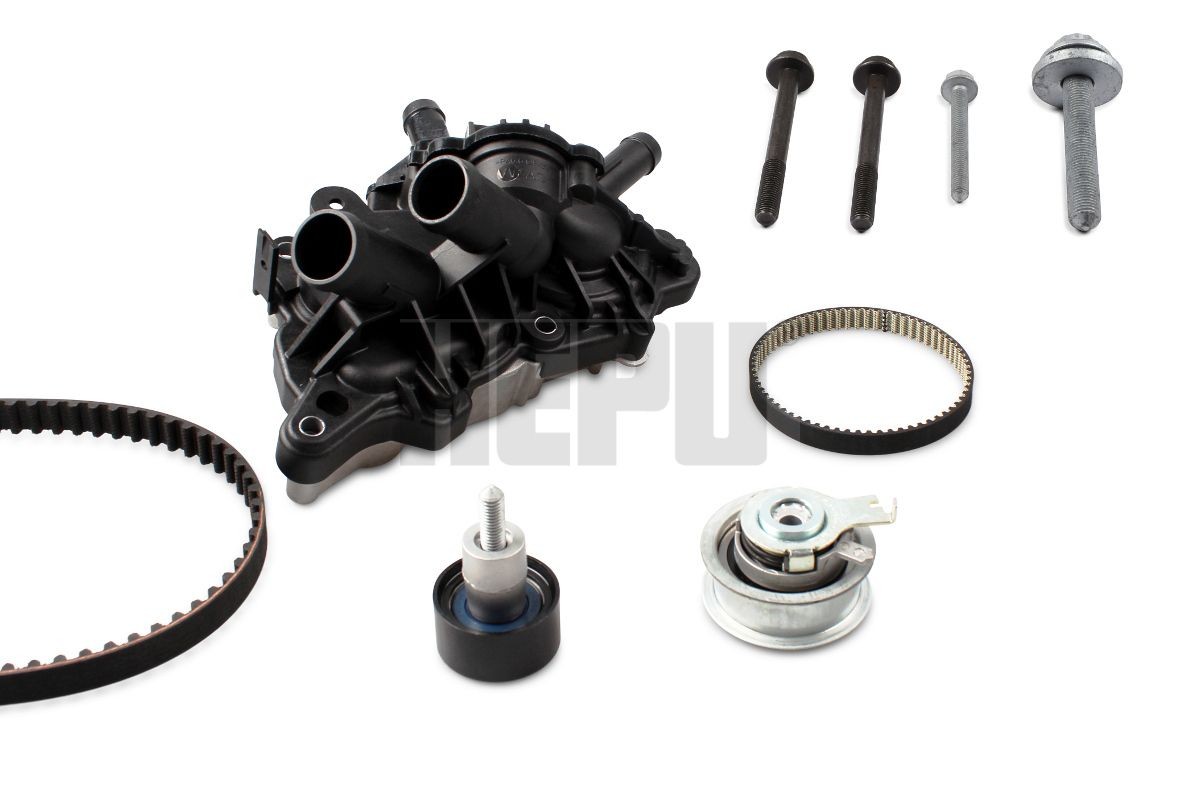 Veepump + hammasrihmakomplekt HEPU PK06750 HEPU PK06750: Veepump + hammasrihma komplekt Volkswagen UP 2015