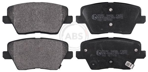 A.B.S. Brzdové doštičky/platničky 35182 35182 Športové brzdové doštičky HYUNDAI KONA A.B.S.