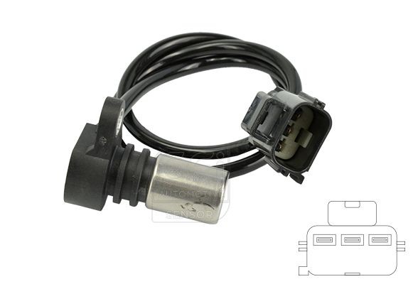 EFI AUTOMOTIVE Sensor, kamakselposisjon 303384 Sensor kamakselposisjon EFI AUTOMOTIVE S60 303384 billige
