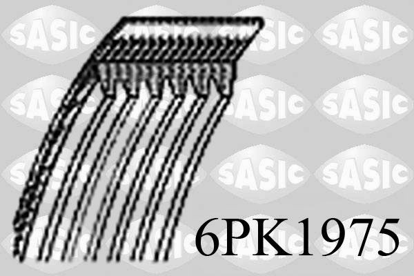 SASIC Correia trapezoidal estriada 6PK1975 6PK1975 Correia trapezoidal estriada SASIC MAZDA 5