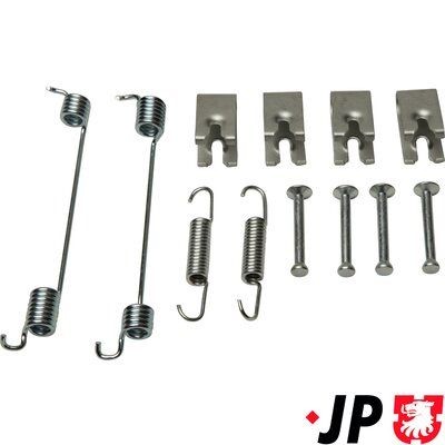 JP GROUP Toebehoren, remschoen 1264003510 Citroën C1 Rem montageset JP GROUP 1264003510