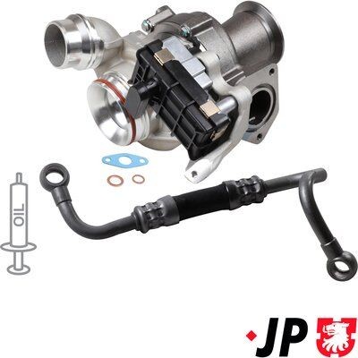 JP GROUP Turbocompressor 1417800410 JP GROUP 1417800410 Turbocompressor sobrealimentação BMW X1 E84 preço