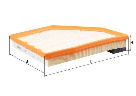 MAHLE Gaisa filtrs LX 3727/1 MAHLE LX 3727/1 Filtri BMW G30 2018